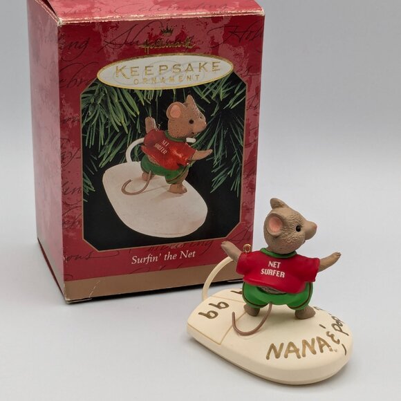Hallmark Keepsake Surfin' the Net 1999 Christmas Ornament - Picture 2 of 9